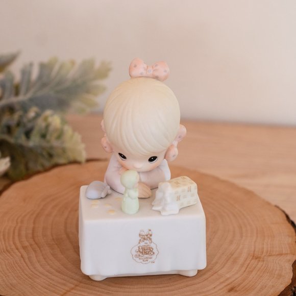 Precious Moments Girl with doll figurine, 1989, My Happiness - Picture 3 of 6